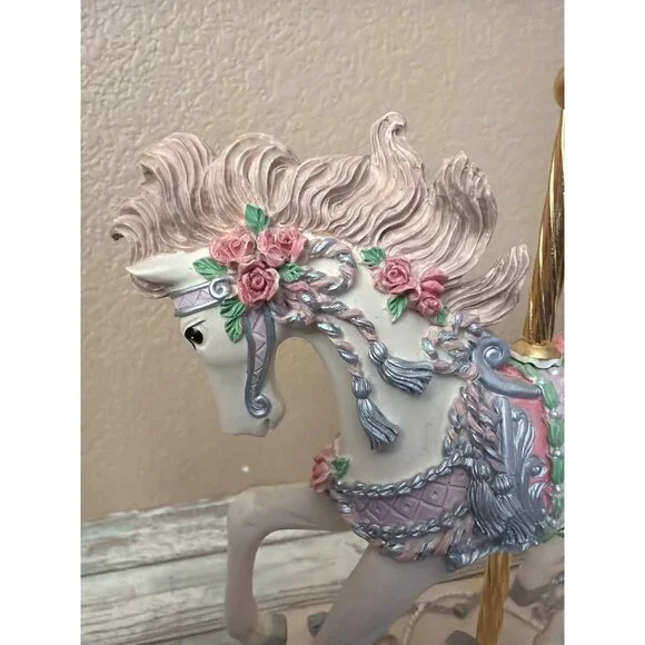 San Francisco Music Box Co Vanessa Carousel Horse Music Box Maureen Drdak Ltd Ed - Picture 16 of 17